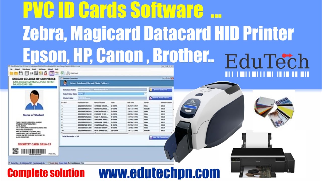 Id card printer software for mac download